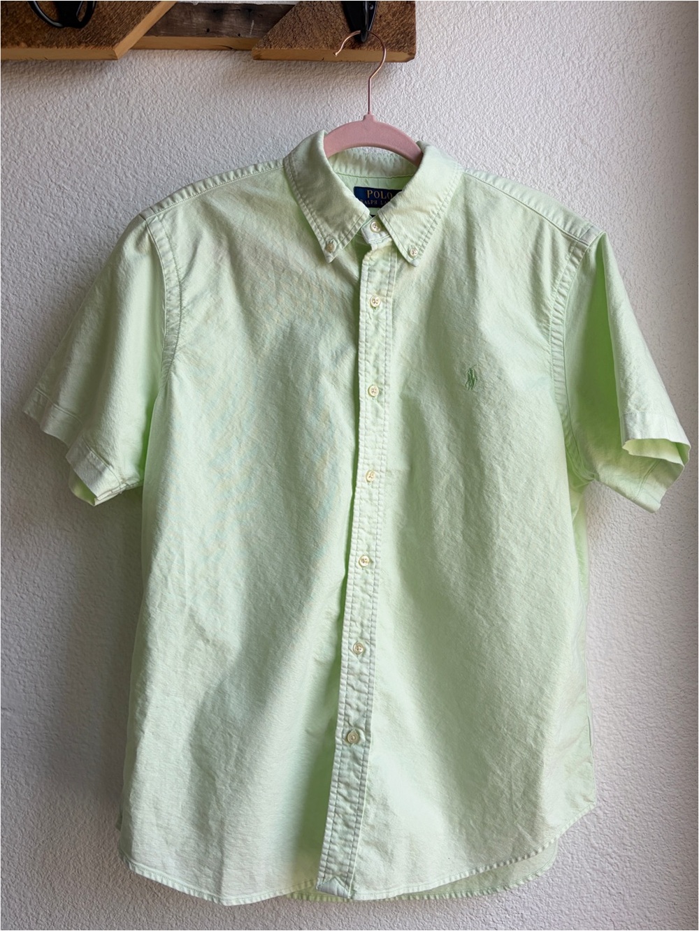 Polo Ralph Lauren Mineral Dyed Oxford Shirt Green Large